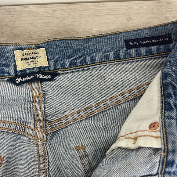 Citizens of Humanity Emery High Rise Relaxed Crop, 27, NWT - Picture 10 of 16